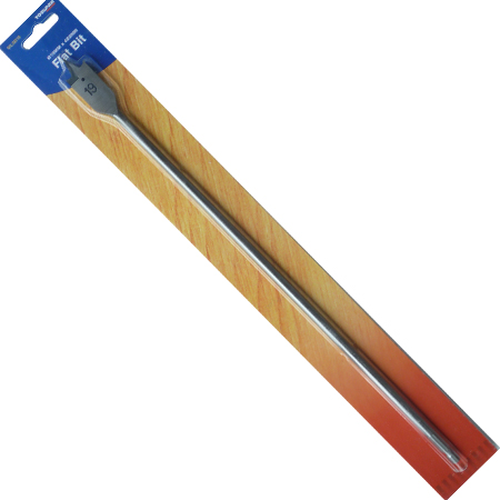 Flat Wood Bit 19mm x 400mm Long Toolpak 